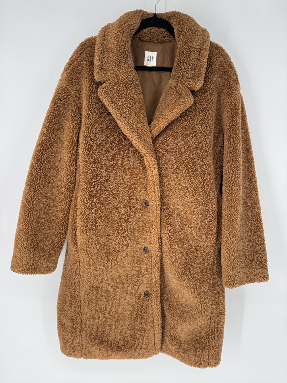 GAP Women’s Teddy Jacket in Camel Brown
